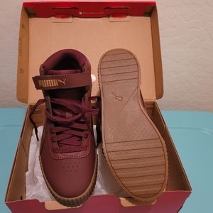 Brand New Puma Gym Shoe, Burgundy, US 8